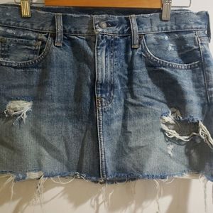 Mini Denim Skirt